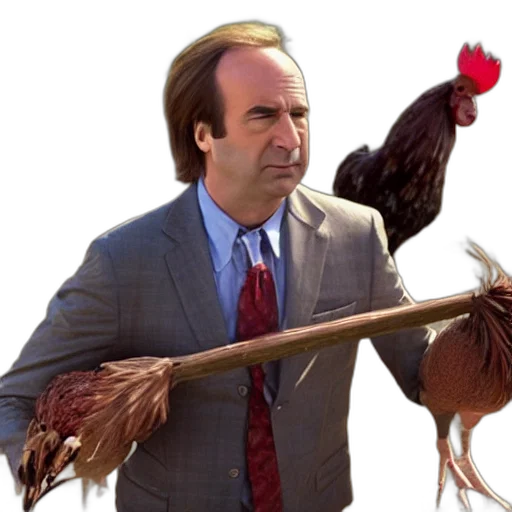 animal, weapon, staff, fire, saul, goodman, rooster, saw transparent PNG cut-out