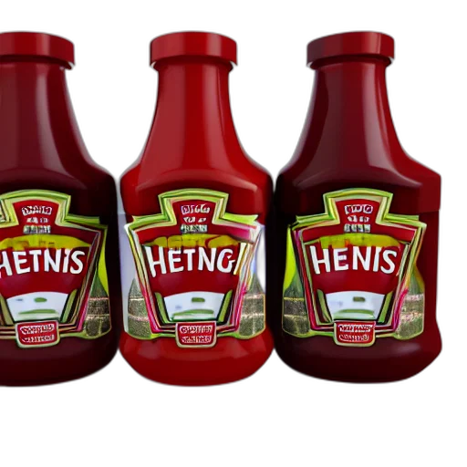 bottle, food, 3d render, photorealistic transparent PNG cut-out