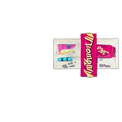 food, weapon, vaporwave, chocolate, candy, bar, packaging, style transparent PNG cut-out