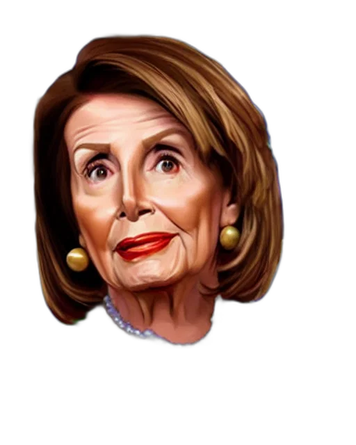 mask, face, weapon, crown, photorealistic, cartoon, pelosi, hearthstone transparent PNG cut-out