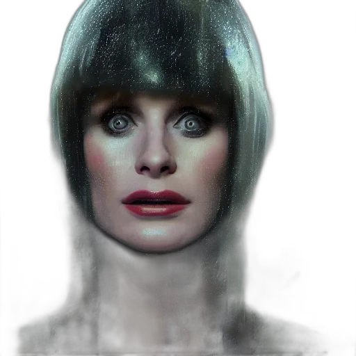 face, mask, robot, hair transparent PNG cut-out