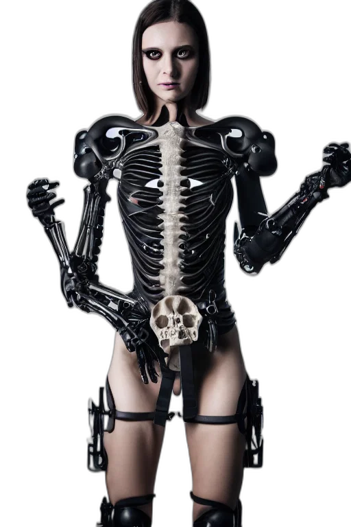 robot, dress, animal, creature, cyberpunk, 3d render, concept art, comic book art transparent PNG cut-out