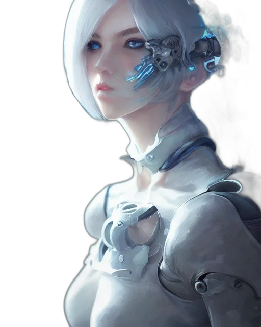 robot, face, mask, dress transparent PNG cut-out