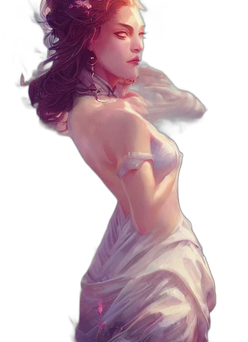 dress, jewelry, crown, fantasy art transparent PNG cut-out