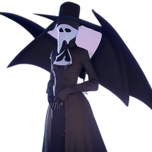 mask, staff, hat, creature transparent PNG cut-out