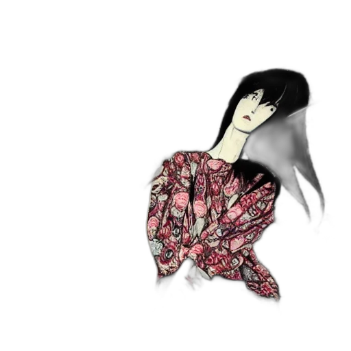 dress, jacket, creature, mask transparent PNG cut-out