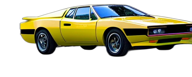 car, photorealistic, 3d render, concept art, golden, single, lotus, esprit transparent PNG cut-out