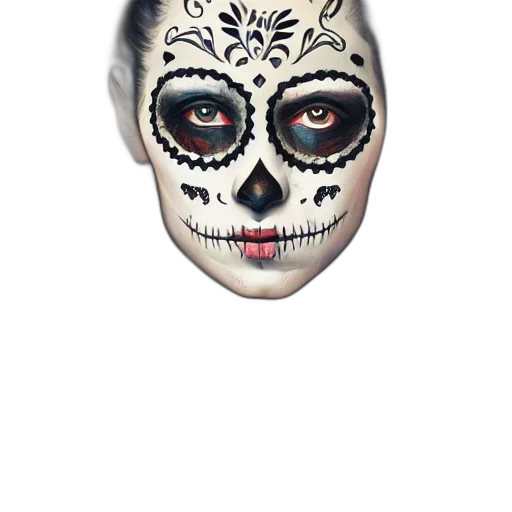 mask, face, jewelry, photorealistic transparent PNG cut-out