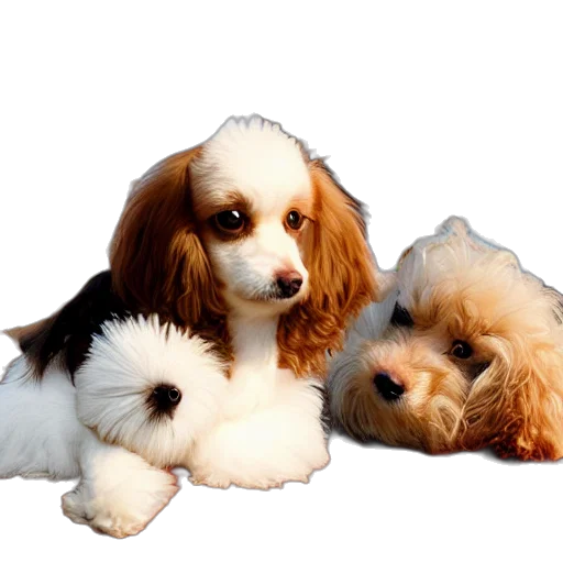 animal, hair, photorealistic, 3d render, oil painting, closeup, image, cute transparent PNG cut-out