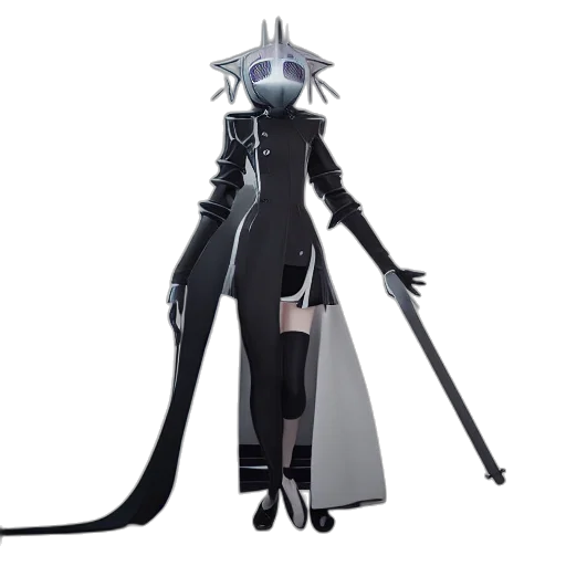staff, mask, robot, sword transparent PNG cut-out