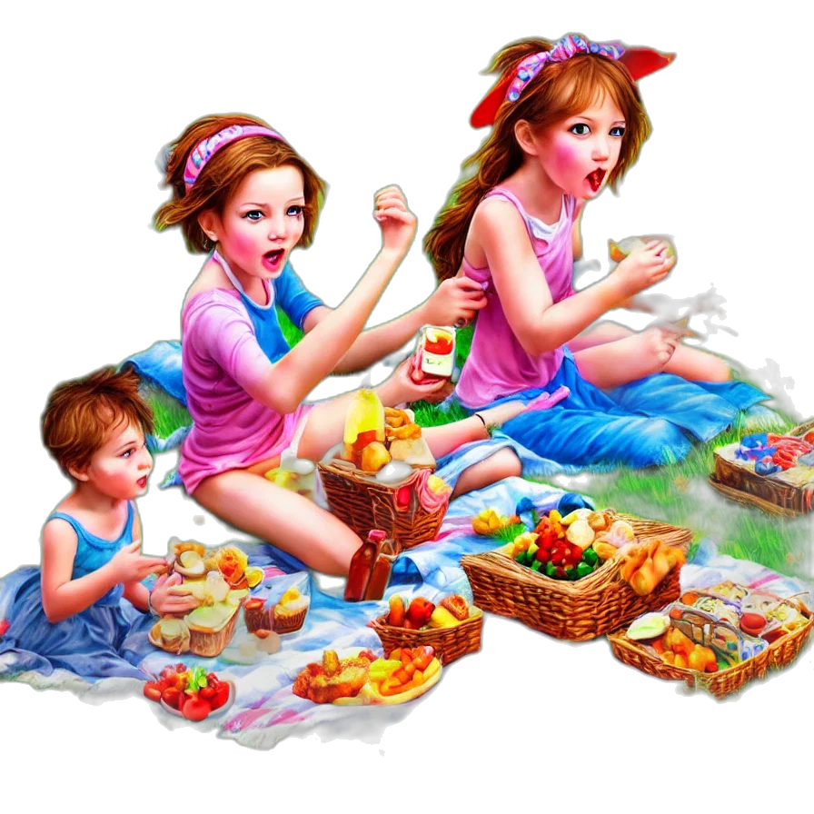 food, jewelry, photorealistic, oil painting transparent PNG cut-out