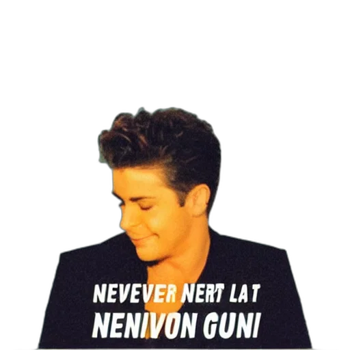 weapon, neon lights, never, gonna transparent PNG cut-out