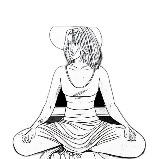 dress, concept art, comic book art, pencil sketch transparent PNG cut-out