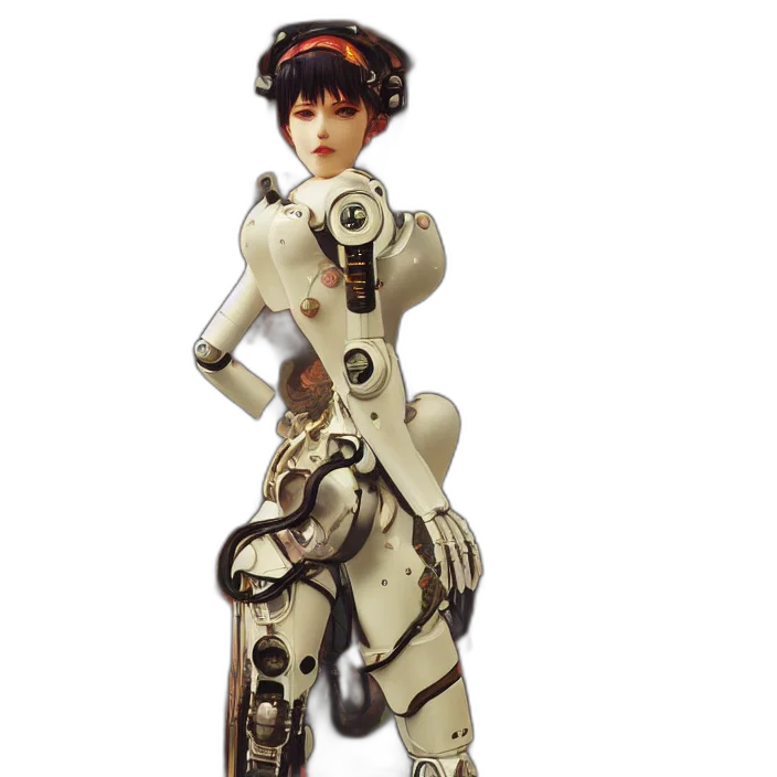 robot, staff, weapon, dress, concept art, fantasy art, 3d render, pixel art transparent PNG cut-out