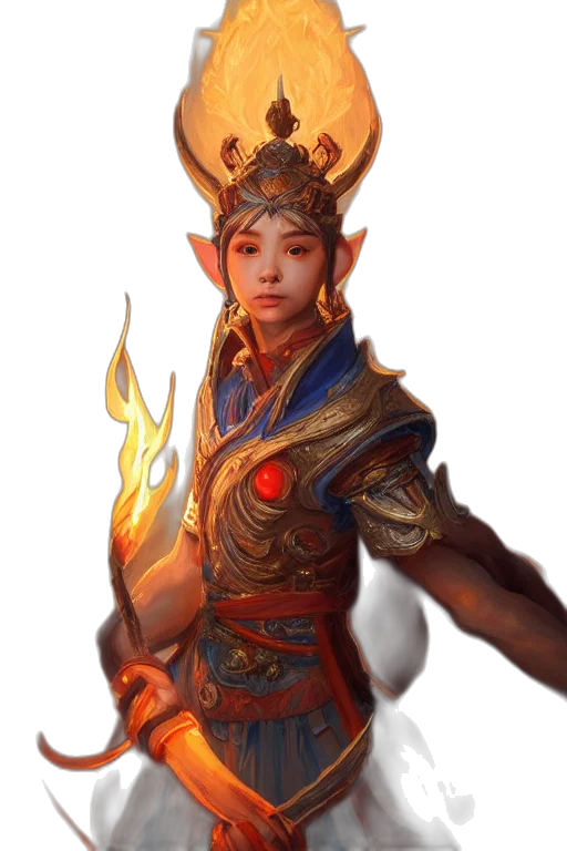 staff, dragon, face, crown, fantasy art, concept art, photorealistic, oil painting transparent PNG cut-out