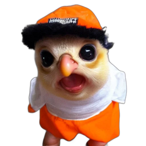 face, staff, hat, animal transparent PNG cut-out