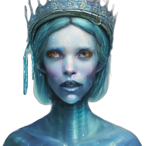 crown, face, creature, mask transparent PNG cut-out