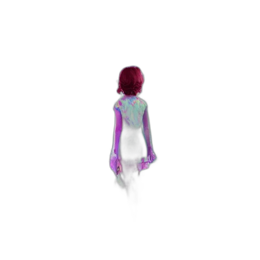 dress, robot, creature, staff, pixel art, concept art, 3d render, fantasy art transparent PNG cut-out