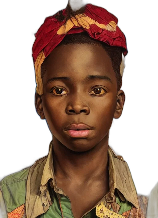 face, hat, photorealistic, concept art, oil painting, comic book art, colourful, upper transparent PNG cut-out