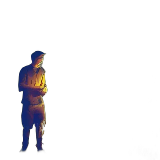 staff, jacket, sword, umbrella, concept art, pixel art, 3d render, fantasy art transparent PNG cut-out