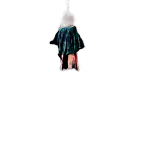 dress, mask, hair, creature transparent PNG cut-out