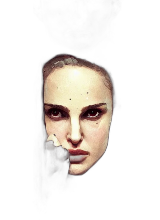 face, mask, robot, jewelry, photorealistic, concept art, pixel art, watercolor transparent PNG cut-out