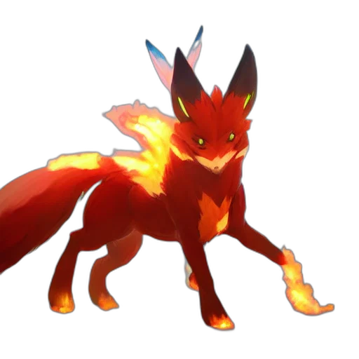 dragon, animal, creature, staff, concept art, fantasy art, 3d render, pixel art transparent PNG cut-out