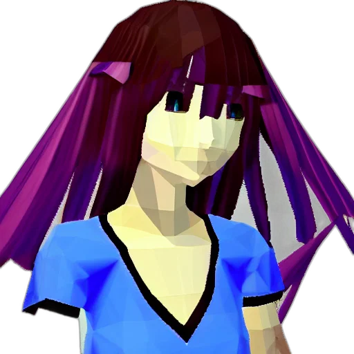 staff, dress, hat, face, 3d render, concept art, pixel art, vaporwave transparent PNG cut-out