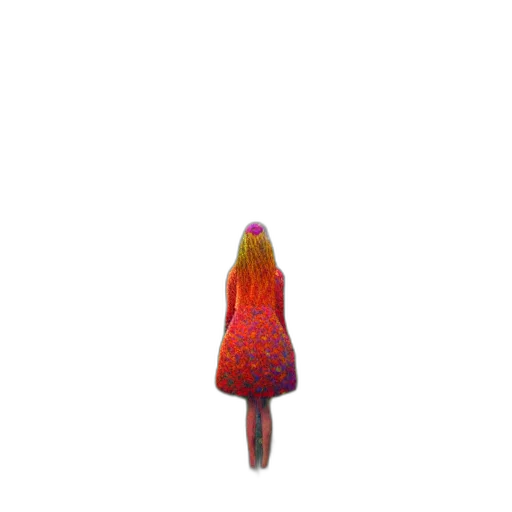 umbrella, staff, dress, hair transparent PNG cut-out