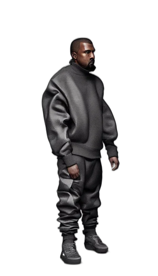jacket, creature, animal, concept art, 3d render, photorealistic, cartoon, dark transparent PNG cut-out
