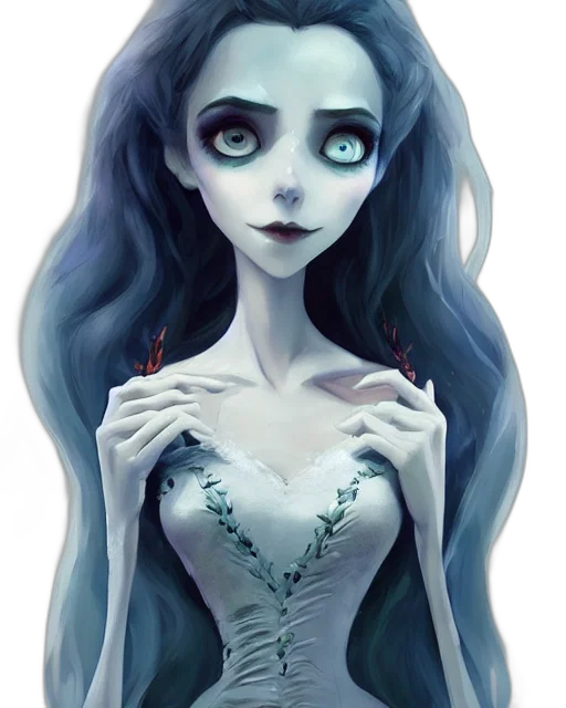 dress, face, mask, creature, fantasy art, watercolor, anime, concept art transparent PNG cut-out