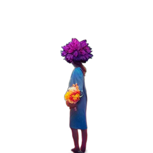 flower, dress, crown, hat transparent PNG cut-out