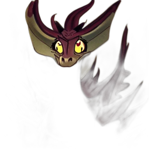 dragon, creature, mask, staff, concept art, fantasy art, pixel art, watercolor transparent PNG cut-out