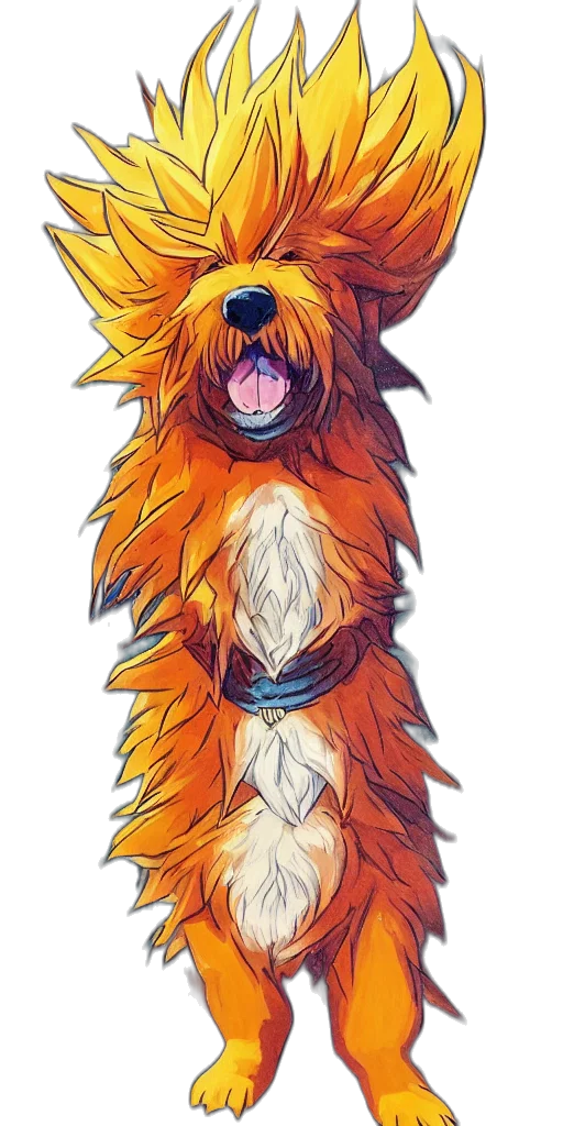 animal, staff, creature, watercolor transparent PNG cut-out