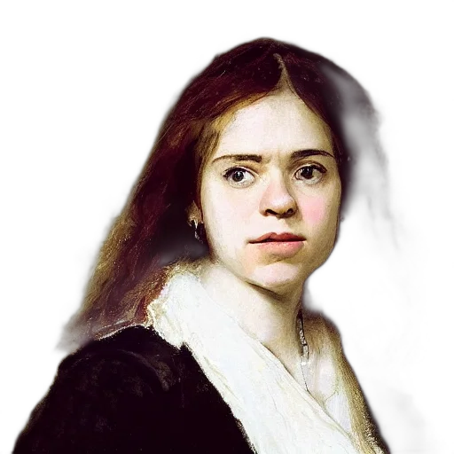 face, dress, hair, jewelry, oil painting, photorealistic, fantasy art, pencil sketch transparent PNG cut-out
