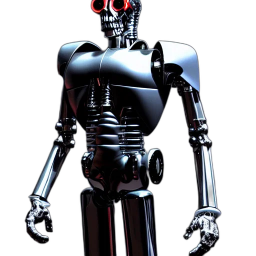 robot, animal, staff, creature, concept art, 3d render, cyberpunk, comic book art transparent PNG cut-out