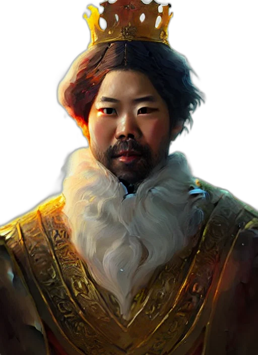 staff, face, sword, crown transparent PNG cut-out