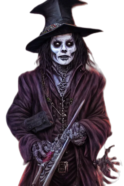 staff, mask, face, hat, fantasy art, photorealistic, concept art, watercolor transparent PNG cut-out