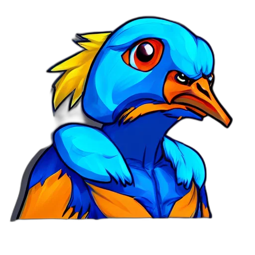 animal, pixel art, concept art, 3d render transparent PNG cut-out