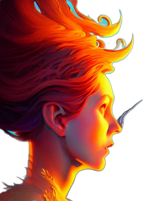 face, crown, mask, hair transparent PNG cut-out