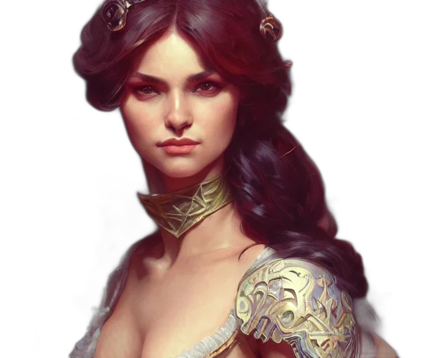 crown, jewelry, dress, face, fantasy art, concept art, photorealistic, comic book art transparent PNG cut-out
