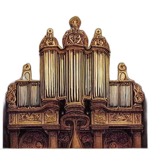 crown, furniture, staff, jewelry, concept art, watercolor, pipe, organ transparent PNG cut-out