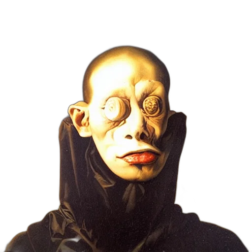 mask, face, staff, jacket, concept art, photorealistic, 3d render, oil painting transparent PNG cut-out