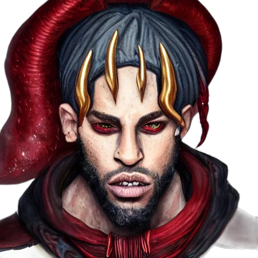 dragon, face, creature, fantasy art, concept art, anime, comic book art, red transparent PNG cut-out