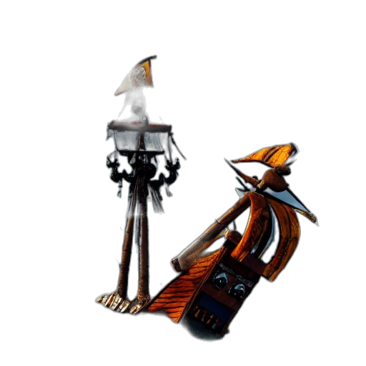staff, weapon, robot, crown transparent PNG cut-out