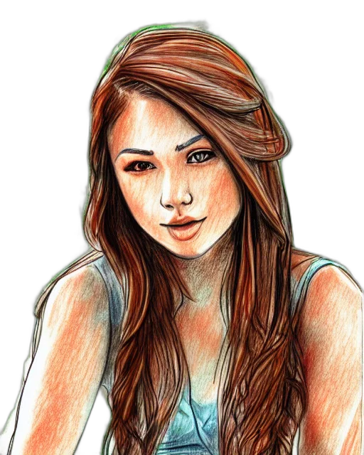 face, photorealistic, watercolor, oil painting transparent PNG cut-out