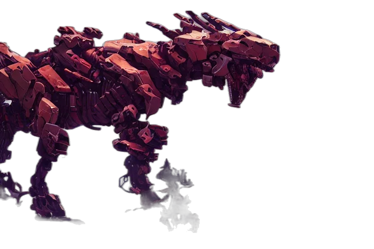 robot, dragon, animal, creature, concept art, pixel art, 3d render, fantasy art transparent PNG cut-out