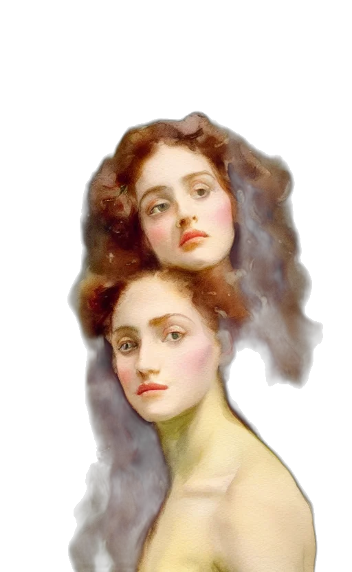 face, crown, hair, dress transparent PNG cut-out