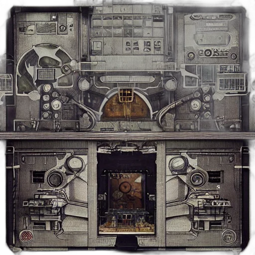 robot, concept art, cyberpunk, fantasy art transparent PNG cut-out