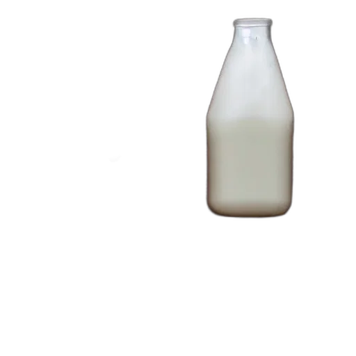 bottle, food, animal, dress, 3d render, photorealistic, pixel art, milk transparent PNG cut-out